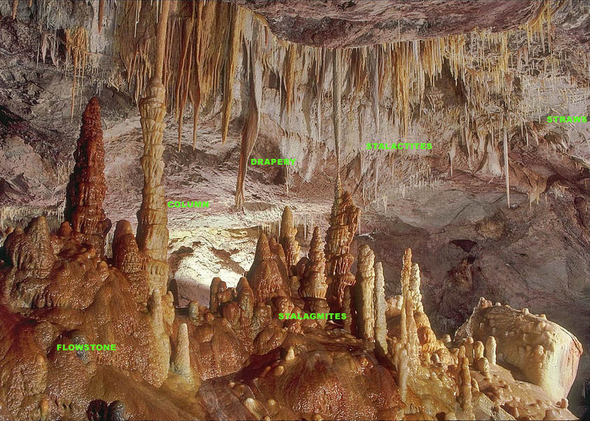 labeled-speleothems