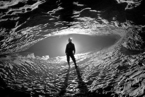 Large phreatic passage Holloch Cave System, Switzerland